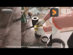 Komponen Pompa Lumpur Piston PU Karet Merah AH000004050200 Tekanan Menengah